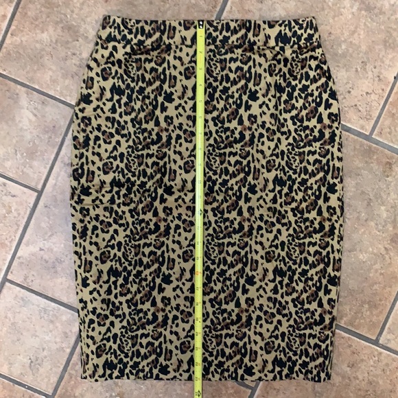 J.Crew Leopard Print Pencil Skirt - Picture 7 of 7